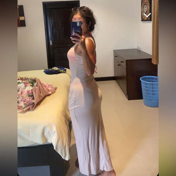 Beautiful Beach Maxi dress - Cream colour - Picture 3 of 4